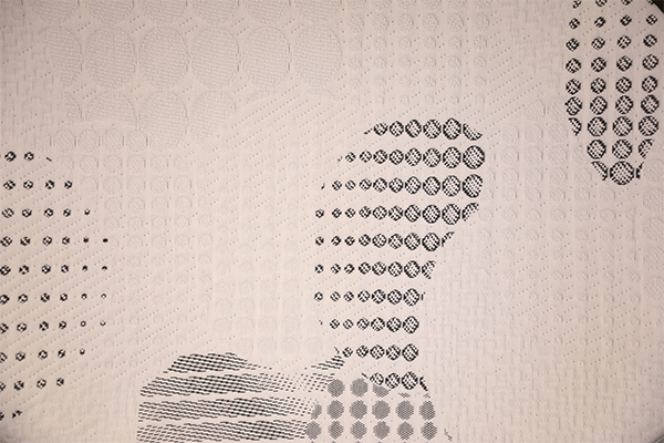 條紋錯(cuò)落針織空氣層