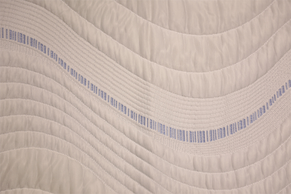 黑白斑駁針織空氣層